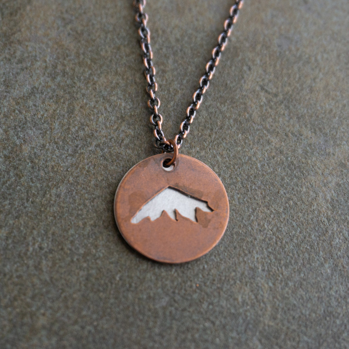 Cutout Mountain Necklace