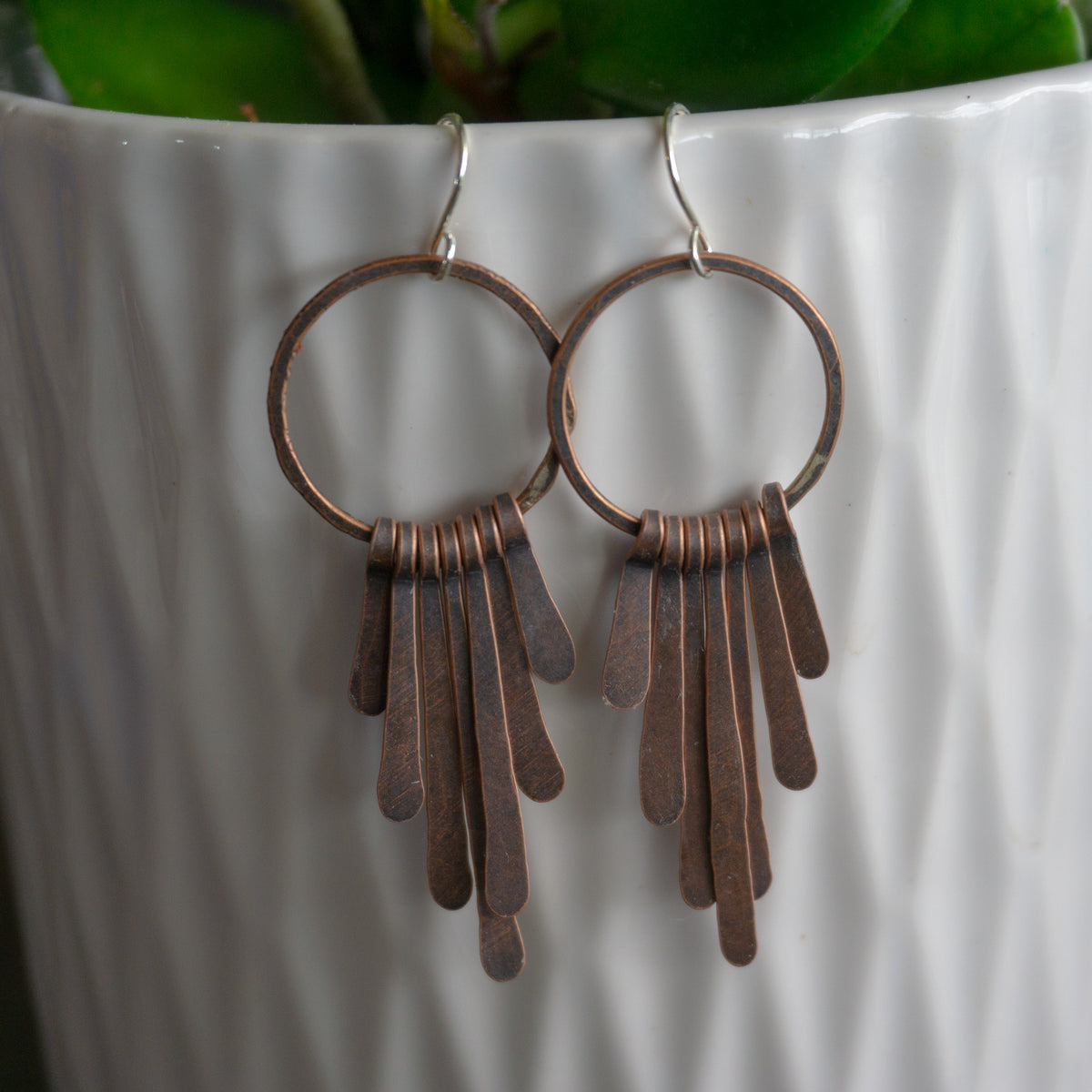 Kinetic Fringe Fan Earrings - Small / Medium