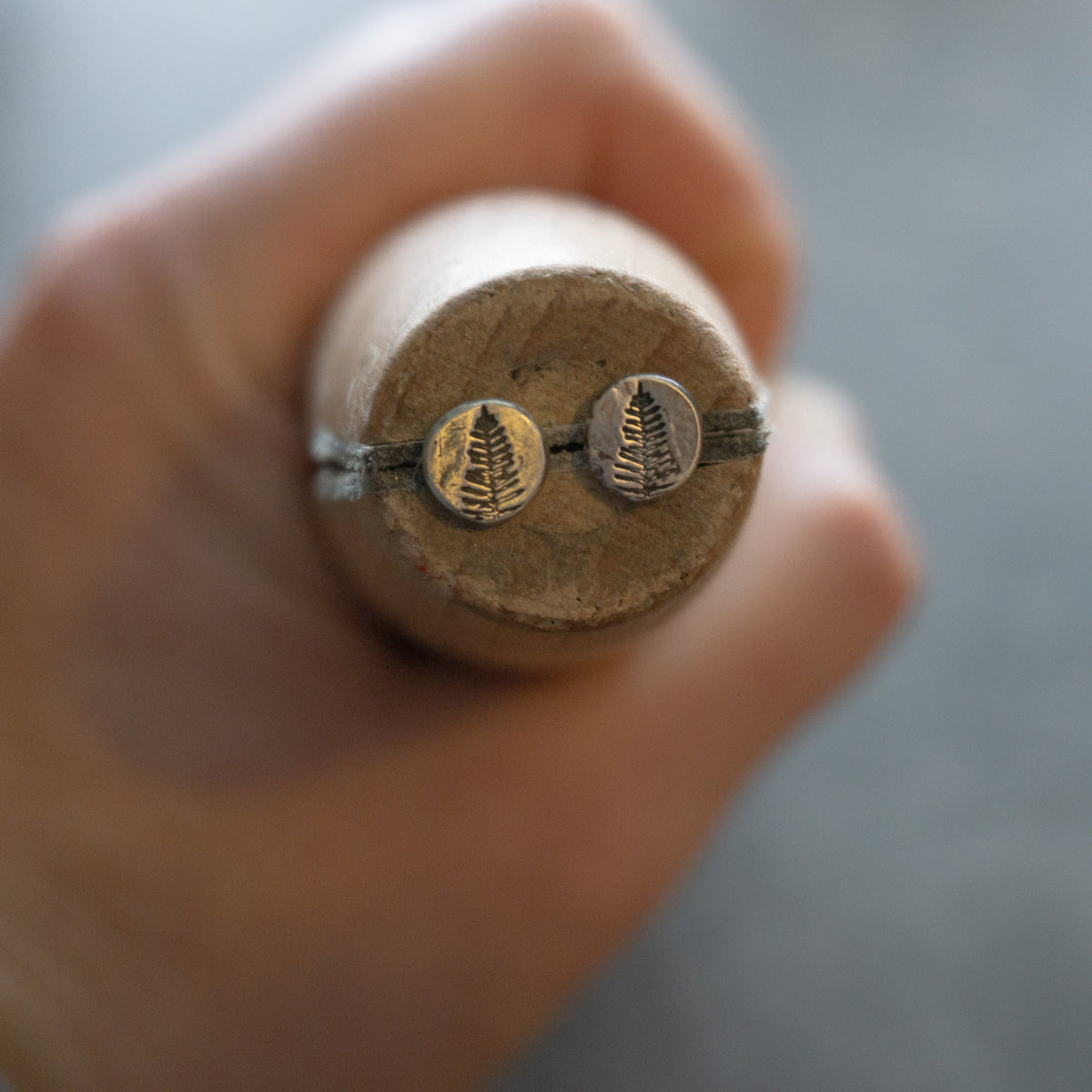 Tree Post Earrings