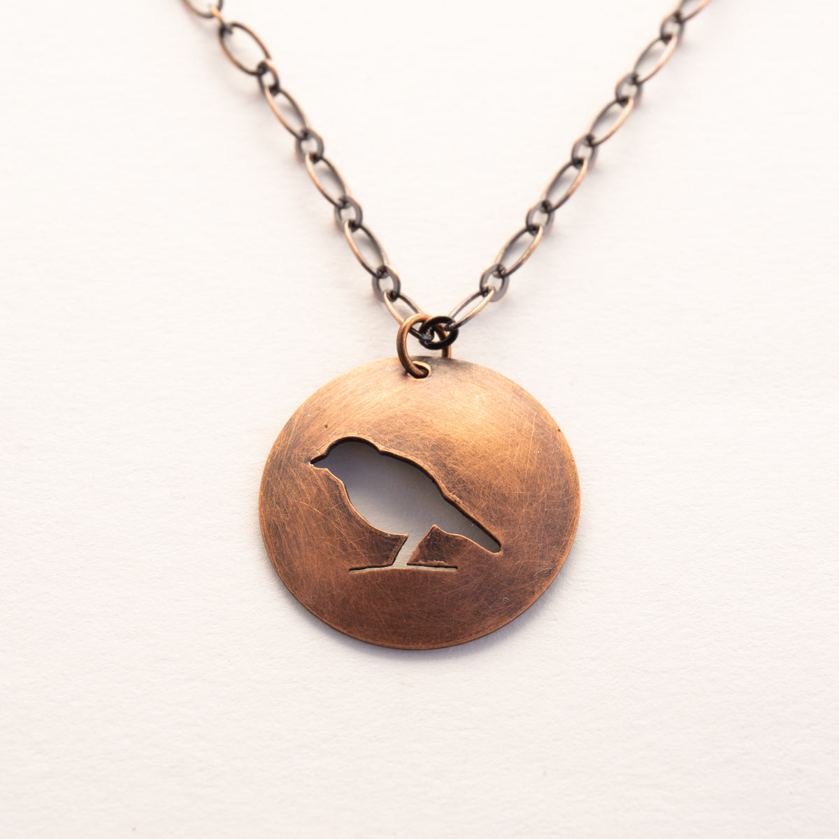 Copper Sparrow Necklace